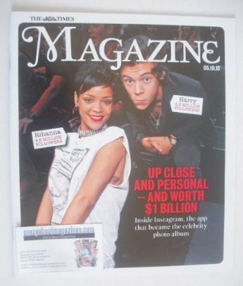 The Times magazine - Harry Styles and Rihanna cover (5 October 2013)