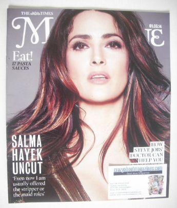 The Times magazine - Salma Hayek cover (1 March 2014)