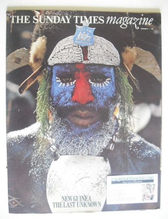 The Sunday Times magazine - New Guinea The Last Unknown cover (7 December 1969)