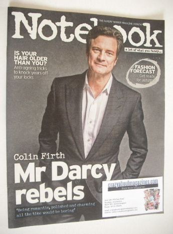 Notebook magazine - Colin Firth cover (31 August 2014)