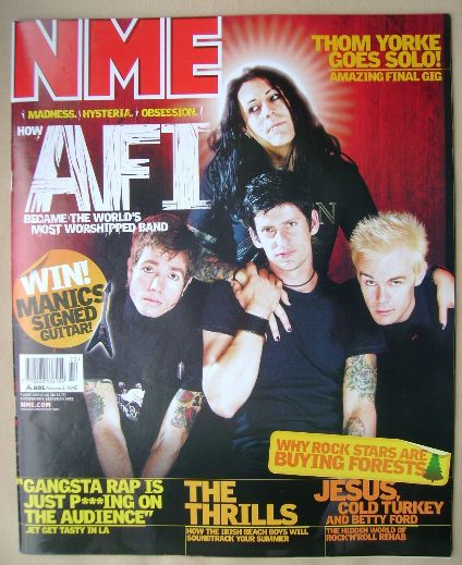 NME magazine - AFI cover (7 June 2003)