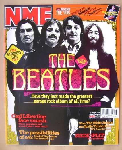 NME magazine - The Beatles cover (15 November 2003)