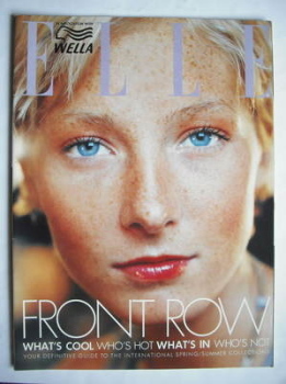 British Elle supplement - Front Row (Spring/Summer 2000 - Maggie Rizer cover)