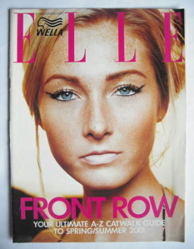 British Elle supplement - Front Row (Spring/Summer 2001 - Maggie Rizer cover)