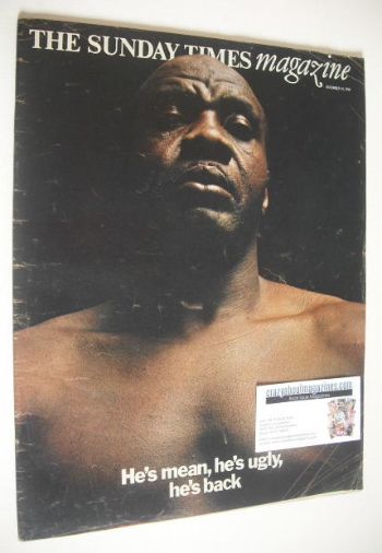 The Sunday Times magazine - Sonny Liston cover (14 December 1969)