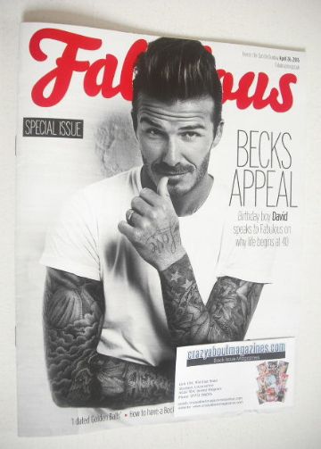 Fabulous magazine - David Beckham cover (26 April 2015)