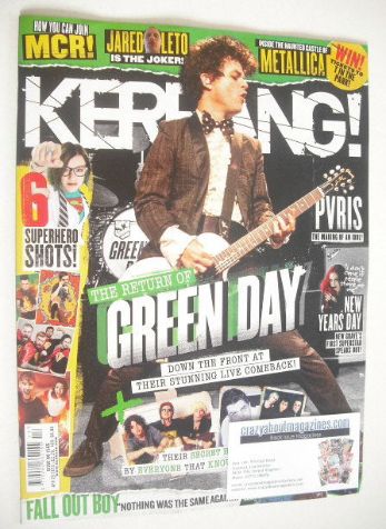 Kerrang magazine - Green Day cover (24 April 2015 - Issue 1565)