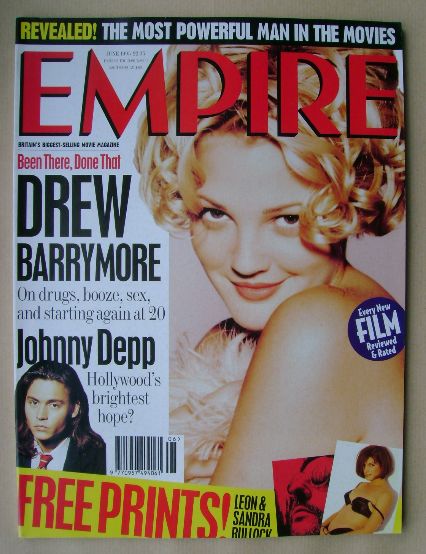 <!--1995-06-->Empire magazine - Drew Barrymore cover (June 1995 - Issue 72)