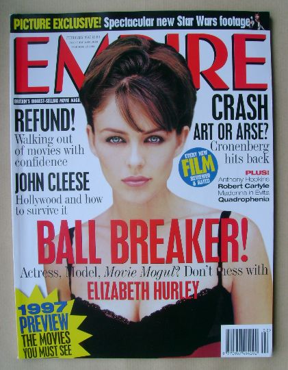 Empire magazine - Elizabeth Hurley cover (February 1997 - Issue 92)