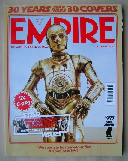 Empire magazine - C-3PO cover (July 2007 - Issue 217)