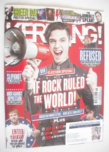 Kerrang magazine - Andy Biersack cover (9 May 2015 - Issue 1567)