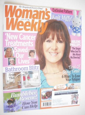 Woman's Weekly magazine (28 April 2015 - Arlene Phillips cover)