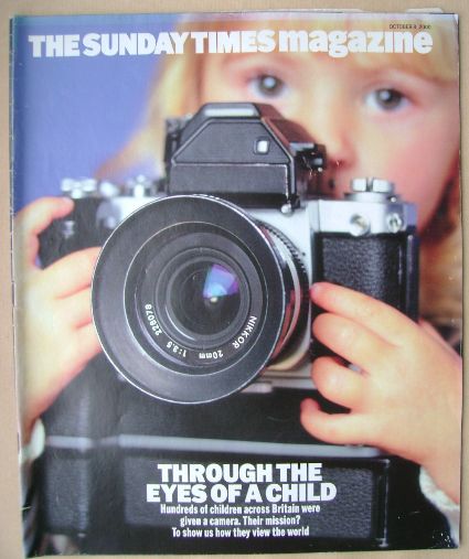 The Sunday Times magazine - Through The Eyes Of A Child cover (8 October 2000)