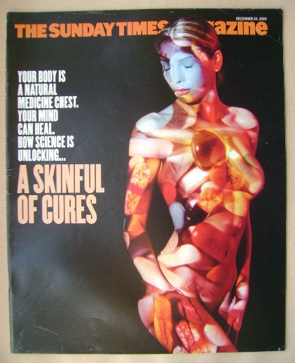 The Sunday Times magazine - A Skinful Of Cures cover (24 December 2000)