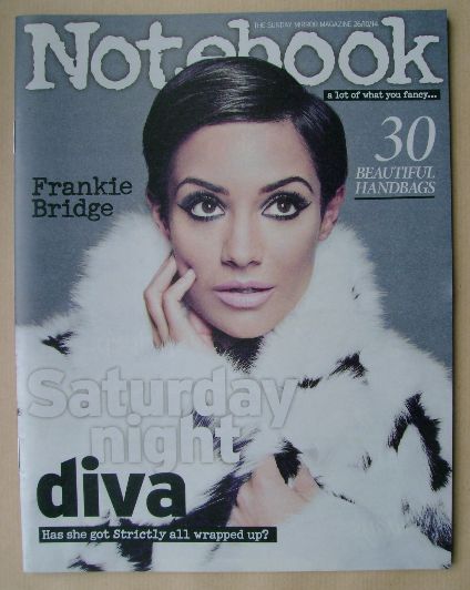 Notebook magazine - Frankie Bridge cover (26 October 2014)