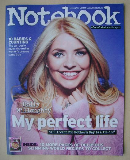 <!--2015-03-15-->Notebook magazine - Holly Willoughby cover (15 March 2015)