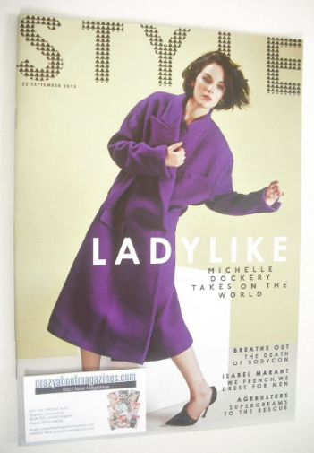 Style magazine - Michelle Dockery cover (22 September 2013)