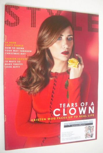 <!--2013-12-15-->Style magazine - Kristen Wiig cover (15 December 2013)