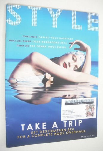 <!--2013-12-29-->Style magazine - Take A Trip cover (29 December 2013)
