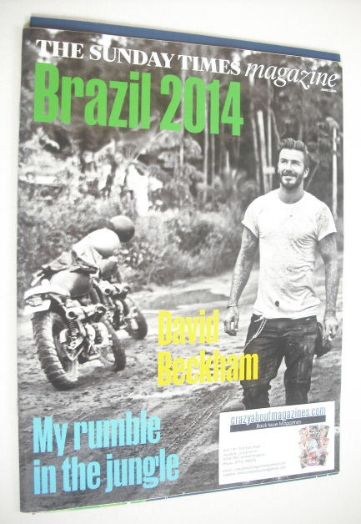 The Sunday Times magazine - David Beckham cover (1 June 2014)