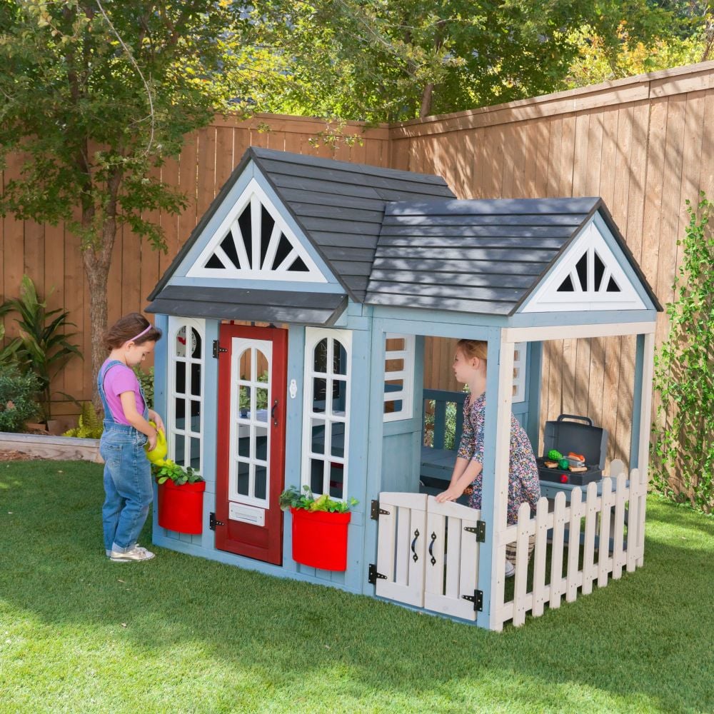 Timber Trail Kids Outdoor Cottage Playhouse