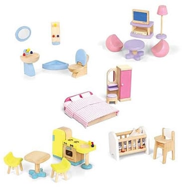 Pintoy Dolls House Furniture Set