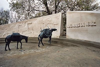 The Animals in War Memorial is a tribute to all those animals who have served, suffered and died in war