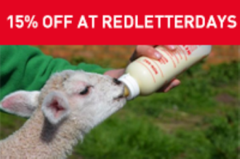 Get a roaring 15% off at Red Letter Days