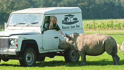 Have an Animal Encounter at Knowsley Safari Park