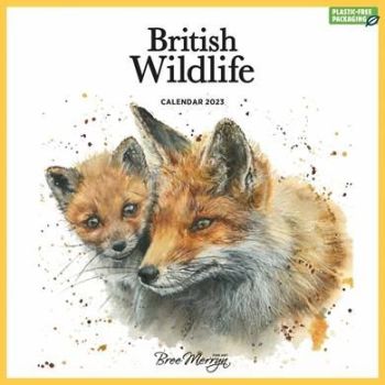 This Bree Merryn British Wildlife Calendar 2023 is available from the Calendar Club
