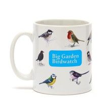 The RSPB have a Big Garden Birdwatch mug 2023 - all ready for the Big Garden Birdwatch at the end of January!