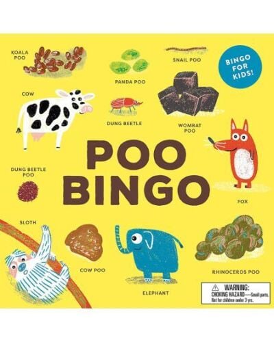 You can get the Poo Bingo for Kids from the National Trust for Scotland's shop