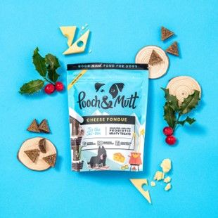 There's Christmas Cheese Fondue Meaty Treats