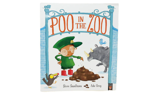 Poo in the Zoo was  written by Steve Smallman and illustrated by Ada Grey