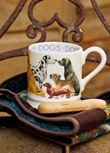 There's the Dogs All Over 1/2 Pint Mug