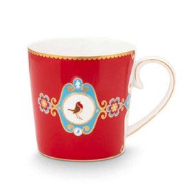 The Pip Studio Love Birds Medallion Mug would make a colourful addition to any kitchen! 