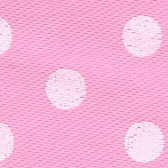 25mm Spotty Ribbon Pink with White Spots 12251-