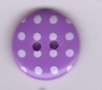 Button - Spotty Violet 610  P1724