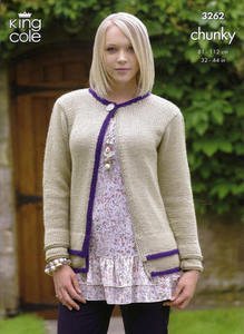 3262 Knitting Pattern - Chunky (Ladies)