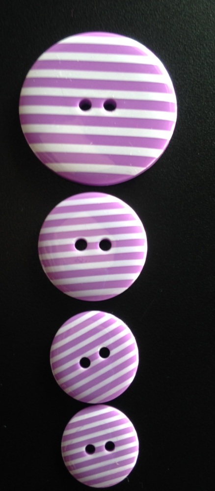 Buttons - Striped Violet 610 P1725