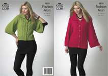 3210 Knitting Pattern - Fashion Aran 32