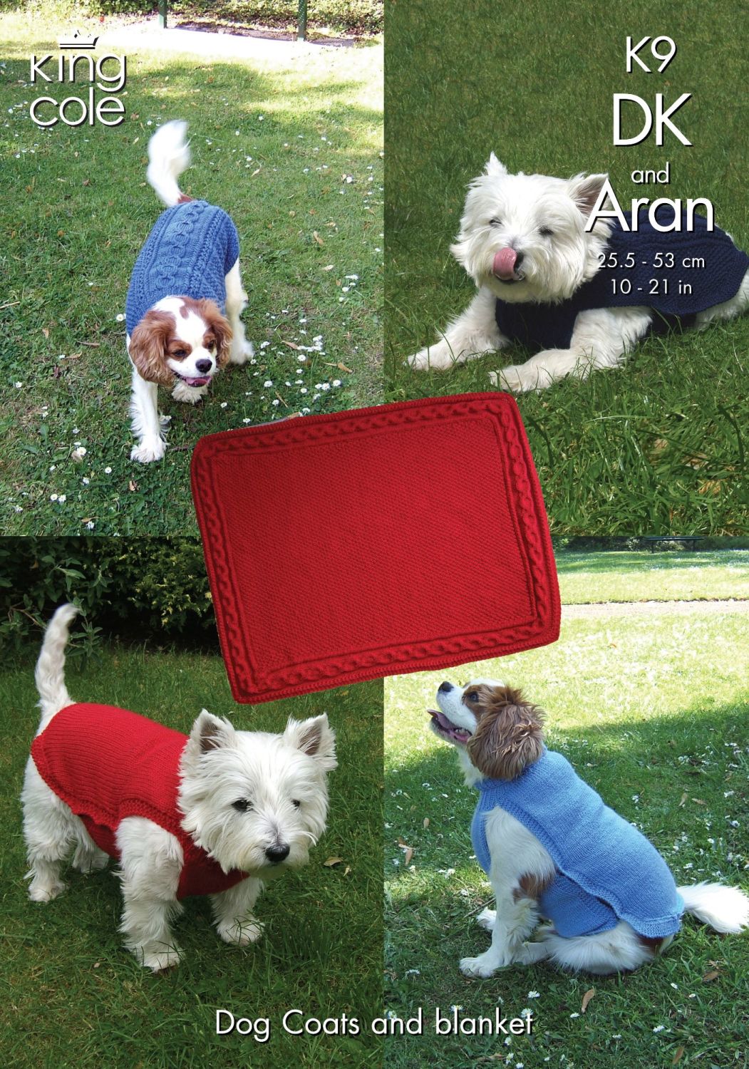 K9 Knitting Pattern DK & Aran - Dog Coats