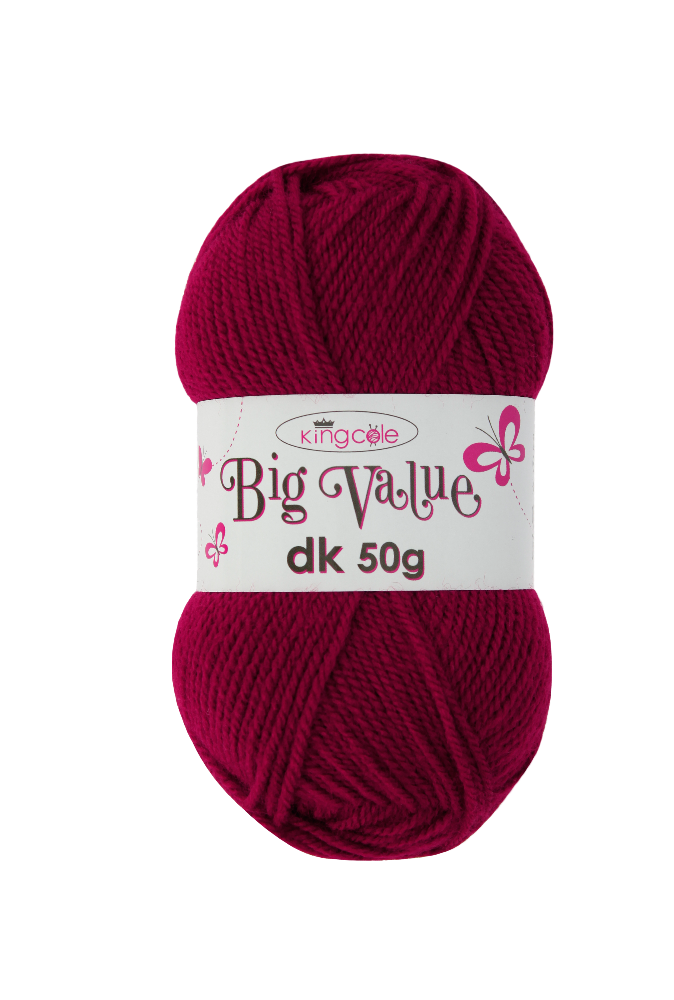 KING COLE BIG VALUE DK AND BABY DK 50g BALLS