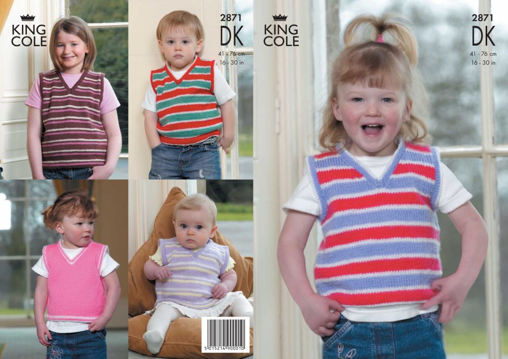 2871 DK - Knitting Pattern (Childrens)