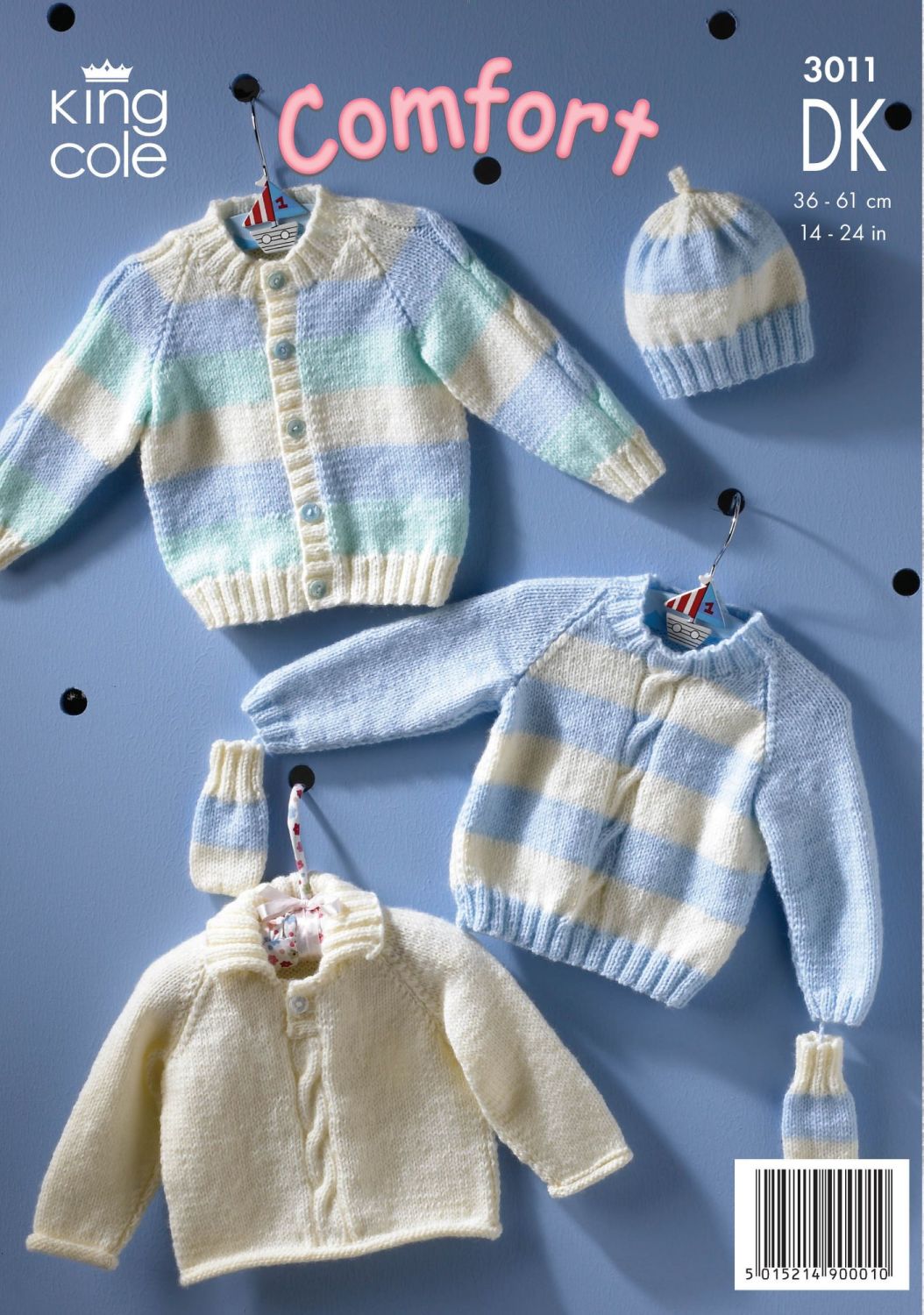3011 COMFORT DK - Knitting Pattern Babies