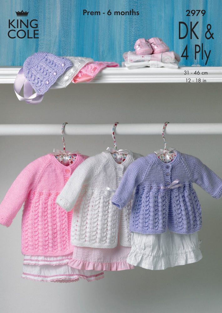 2979  DK & 4PLY - Knitting Pattern Babies