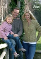 3023 Knitting Pattern - Men's, Women's and Children's Aran*
