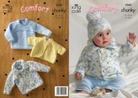 3045  Comfort Chunky - Babie's  Knitting Pattern 