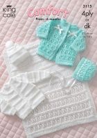 3115 Knitting Pattern - Comfort 4Ply & DK (Babies)