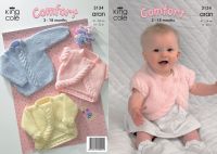 3134 Knitting Pattern - Aran (Baby) 3 - 18 Months